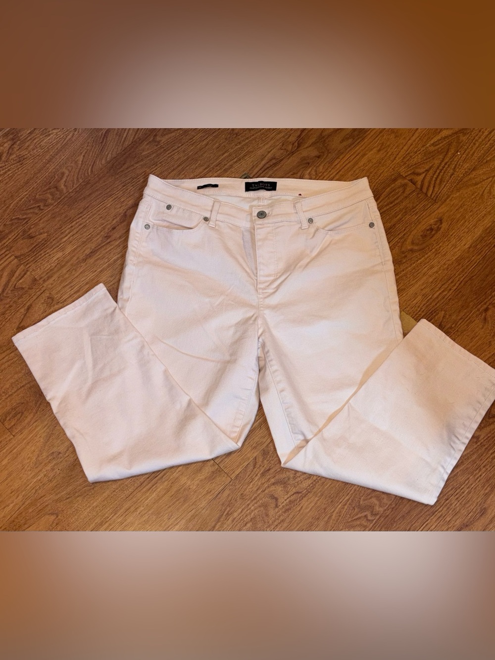 Talbots Pale Pink Crop Jeans